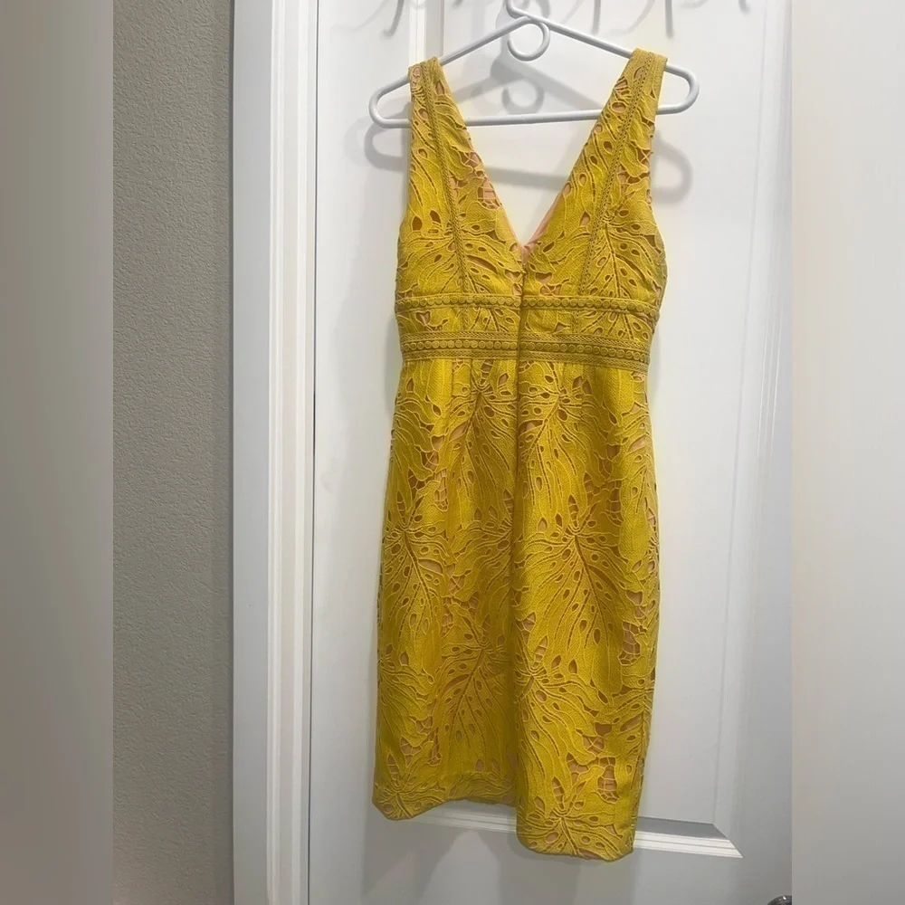 Anthropologie Maeve Gardenia Lace column dress - Picture 3 of 5